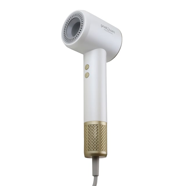 Este innovador secador cuenta con una avanzada tecnología iónica, capaz de liberar hasta 200 millones de iones por centímetro cúbico. Esto ayuda a combatir el frizz y deja el cabello con una textura suave, un brillo espectacular y un aspecto saludable. Además, el secador está equipado con la tecnología “Hair Scalp Over Heat Protection”, que protege el cuero cabelludo del sobrecalentamiento, asegurando un uso seguro y cómodo incluso durante sesiones prolongadas. Estas tecnologías combinadas no solo garantizan un cabello hermoso, sino también un cuero cabelludo bien cuidado, proporcionando una experiencia de secado inigualable.

Una característica notable de este secador es su Tecnología Intelligent Detection System, que opera en un modo automático alternando entre aire caliente y frío. Esto mejora significativamente la fijación del peinado y proporciona una comodidad superior para el usuario. Este secador combina potencia y eficiencia, permitiendo lograr acabados dignos de un salón de belleza, ya sea en un entorno profesional o en el hogar.

Para una personalización total, el secador dispone de 4 modos de calor y 3 velocidades, adaptándose a todo tipo de cabellos y estilos. El botón de aire frío proporciona un chorro de aire refrescante que ayuda a sellar la cutícula del cabello, fijando el peinado y proporcionando un acabado duradero. Su cable de 2 metros y la boquilla magnética incluida garantizan mayor comodidad y flexibilidad durante el uso, optimizando el control y la precisión en cada movimiento.

• Motor profesional BLDC de alta velocidad.
 - Alto rendimiento: 105.000 rpm.
 - Velocidad del aire: 16m/s.
 • Bajo nivel de consumo
 • Gran potencia.
 • Bajo nivel de ruido.
 • Mayor ligereza.
 • Gran vida útil: > 5000 h.
• Tecnología iónica de gran caudal: 200 millones/cm³.
• Tecnología “Hair Scalp Over Heat Protection”: protección del cuero cabelludo contra el sobrecalentamiento. 
• Modo manual.
• Incluye “Tecnología Intelligent Detection System”: modo de trabajo automático alternando aire caliente y frio para fijación de peinado
• 4 modos de calor.
• 3 velocidades.
• Botón de aire frío.
• Super ligero: 350g (sin cable).
• Protección para evitar el sobrecalentamiento.
• Cable de 1,8 metros.
• Incluye boquilla magnética.
• Filtro desmontable.
• Voltaje: 220-240 V
• Frecuencia: 50 Hz.
• Potencia: 1600 W.