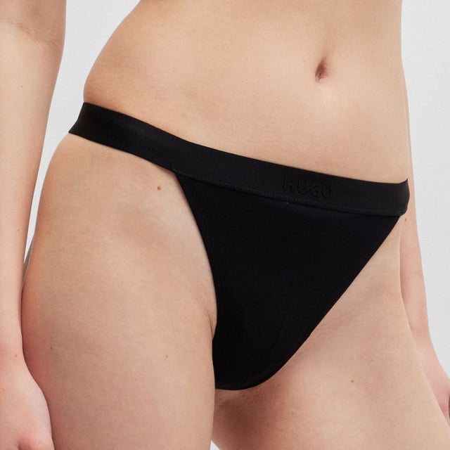 XS - 2XL - Super soft - logo jacquard waistband with centered embossed tonal logo -
