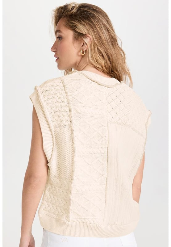 Suéter sin mangas de punto trenzado en color beige con aberturas de sisa estilo dolman Cool y clásico  
Ropa de punto sin mangas adecuada para clima cálido  
Diseño holgado y relajado con aberturas de sisa caídas  
De calidad fina y no se deformará fácilmente  
Elegante con diversos diseños  
Perfecto para camisetas de dropshipping  
Consulta la tabla de tallas (CM) y la tabla de tallas (INCH) a continuación para encontrar el ajuste perfecto  
Género: Otro  
Material: 60% algodón 40% acrílico