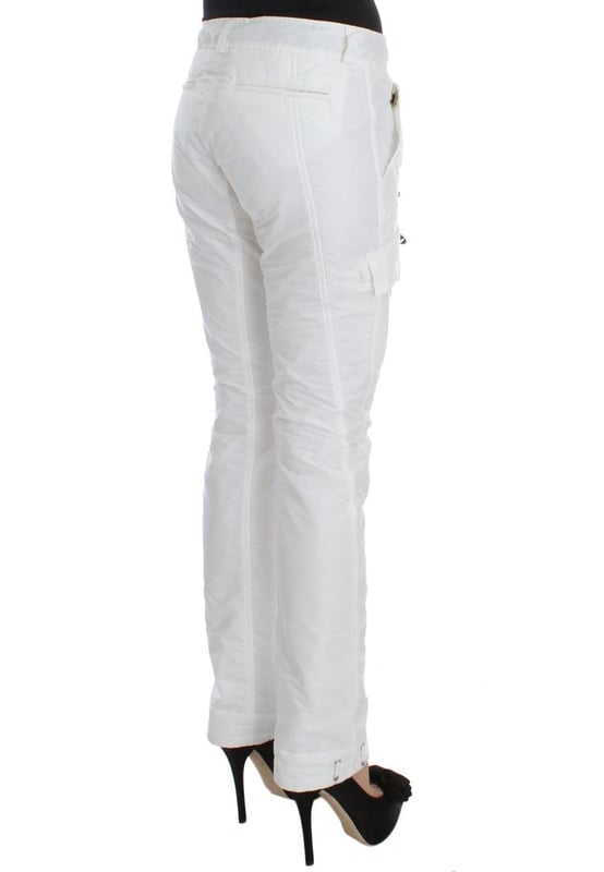 Brand: Ermanno Scervino
  Condition: New with tags
  Authenticity: 100% Authentic
  Color: White
  Style: Cargo
  Made in: Italy
  Material: Nylon
  Gender: Women