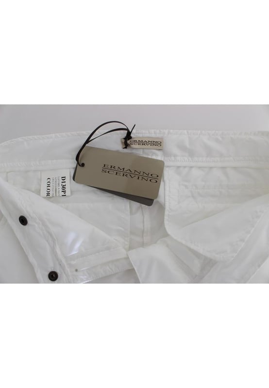 Brand: Ermanno Scervino
  Condition: New with tags
  Authenticity: 100% Authentic
  Color: White
  Style: Cargo
  Made in: Italy
  Material: Nylon
  Gender: Women