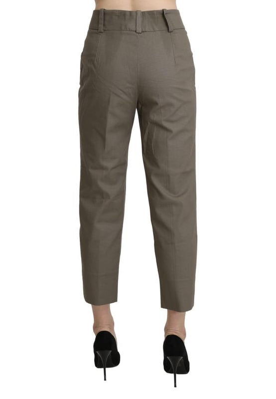 Brand: BENCIVENGA
  Condition: New with tags
  Authenticity: 100% Authentic
  Style: High Waist Cropped
  Color: Gray
  Material: Cotton
  Closure: Zipper
  Details: Logo details
  Origin: Made in Italy
  Gender: Women