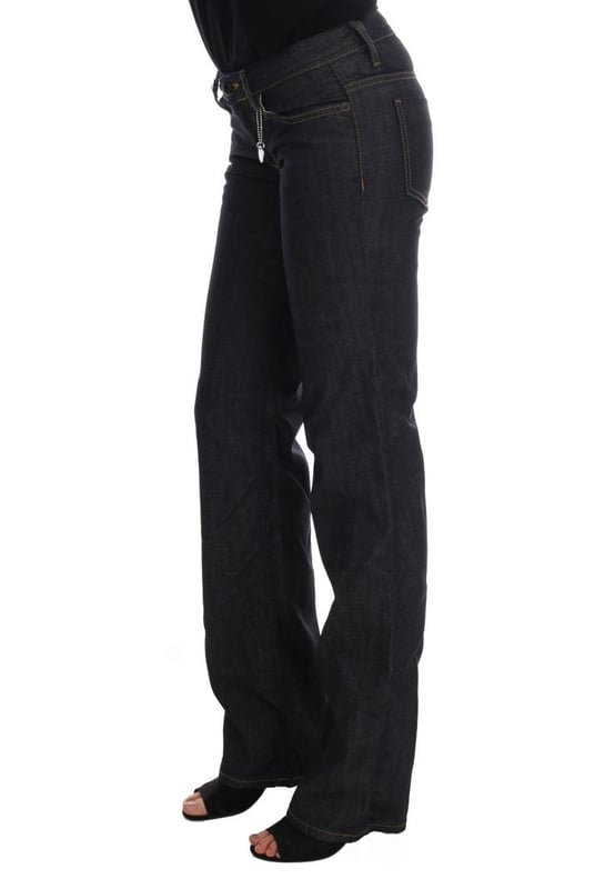 Brand: CoSTUME NATIONAL CNC
  Condition: Brand new with tags
  Fit: Classic straight fit
  Color: Dark blue
  Material: 100% Cotton
  Fly: Zipper and button
  Logo details
