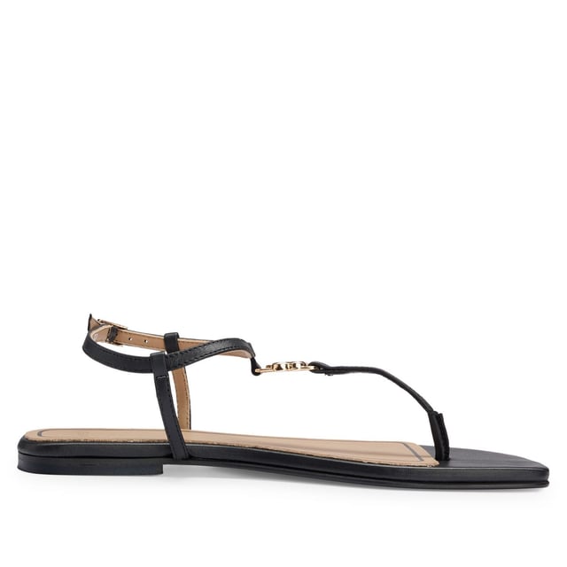 Hugo Boss Sandals Leather Women's Hugo Boss Rose Thong Leather
