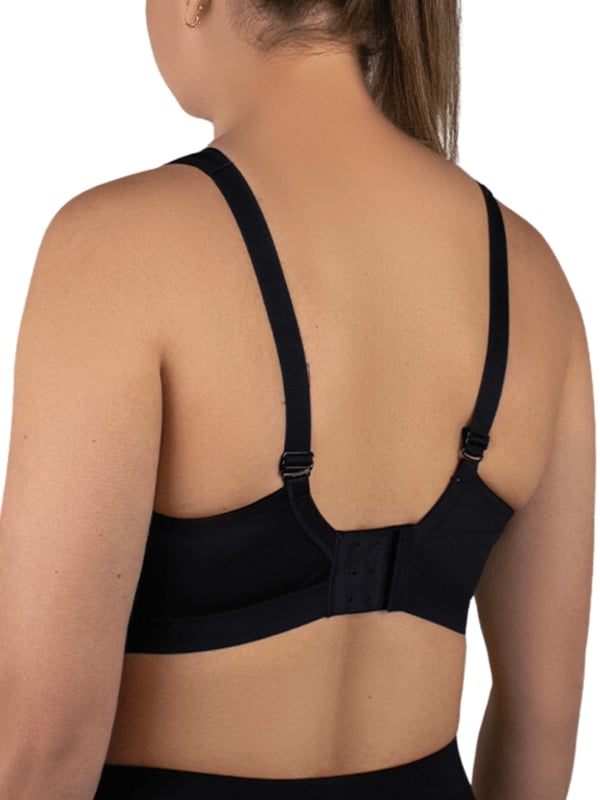 Are you looking for the perfect supportive sports bra that provides maximum comfort? Look no further than Shock Absorber's D+ Max Support sports bra. Crafted from moisture-wicking, breathable, high performance fabrics that are designed to keep you dry, this sports bra is perfect for any active lifestyle. Say goodbye to chafing with soft, non-wired cups and non-rub, padded hook and eye. Enjoy the height of comfort with adjustable, padded shoulder straps and a soft wide underband. The strong centre front lining provides additional support so that you can focus on pushing yourself to new heights! Whether you&rsquo;re running or stretching your athletic limits, the Shock Absorber D+ Max Support sports bra will be your go-to for comfort and support.

Wireless
Non-padded cups
Moisture-wicking fabric
Soft underband
Highly supportive
Adjustable shoulder straps
Padded hook and eye closure
Centre front lining adds additional anchorage and support
Country of origin: Indonesia
Composition: 57% Polyamide | 39% Polyester | 4% Elastane
Listed in UK sizes