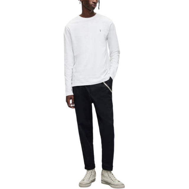 ALL SAINTS Essential Men’s Solid T-Shirt. Made in India. 100% Cotton. Crew neck. Long Sleeve. Carbon Brushed Cotton. Ramskull. Embroidered Logo at the chest. Regular Fit. Summer Tees. Machine Wash (Please see the washing Instruction)