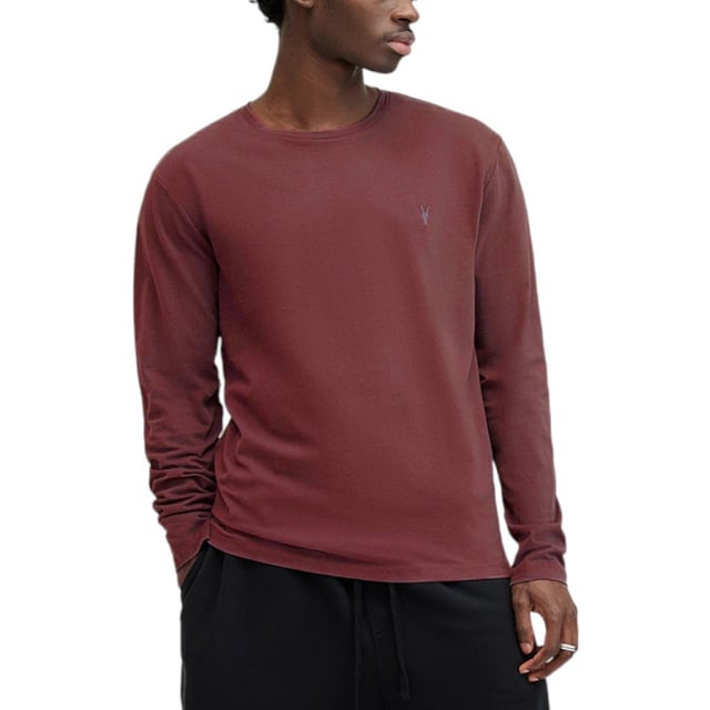 ALL SAINTS Essential Men’s Solid T-Shirt. Made in India. 100% Cotton. Crew neck. Long Sleeve. Carbon Brushed Cotton. Ramskull. Embroidered Logo at the chest. Regular Fit. Summer Tees. Machine Wash (Please see the washing Instruction)