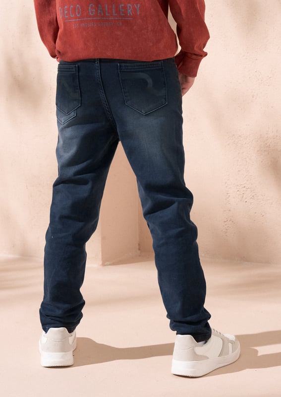 A style staple. these signature jeans from Angel & Rocket in grey are perfect for the weekend. Crafted from a stretch cotton blend and cut to a straight-leg featuring pocket detailing. belt loops. a button and zip fastening. A wardrobe must have!.