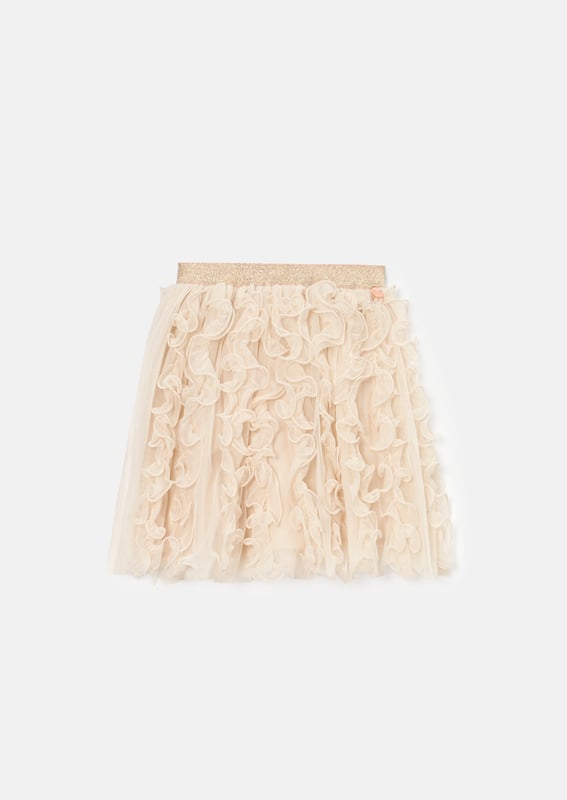 It's wrong to have favourites but… we are so in love with our new spiral mesh skirt! Elegant 3D mesh spirals crafted to create a dreamy frothy tutu and the soft putty   adds extra dreaminess. Simply divine.