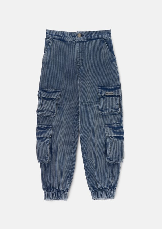 You'll never get skate-bored of our new skater-inspired trouser. Crafted from super soft washed   cord cut into a relaxed silhouette and featuring cargo pocket styling.