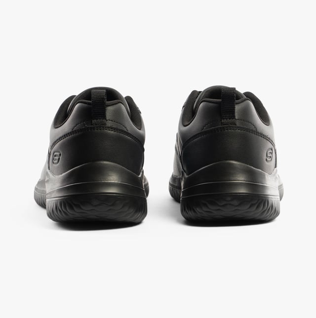 Skechers Skechers 210661/BBK DELSON 3.0 - GLAVINE Mens Shoes Black Upper Material: LeatherLining Material: TextileSole Material: RubberClosure/Fastening: Lace-UpFeatures: Comfort,Memory Foam,WaterproofToe Shape: RoundShoe Width: RelaxedItem Weight: 0.45 KGHeel Height: Low (2.5-4.9cm)Shoe Shaft Height: Low TopShoe Style: CasualGift Boxed: NoProduct Code: 210661/BBK