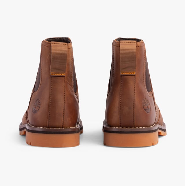 Timberland LARCHMONT Mens Boots Saddle Upper Material: LeatherLining Material: TextileSole Material: RubberClosure/Fastening: Pull-OnFeatures: Comfort,Elasticated Side PanelHeel Type: BlockToe Shape: RoundShoe Width: RegularItem Weight: 0.45 KGHeel Height: Low (2.5-4.9cm)Shoe Shaft Height: AnkleBoot Style: Chelsea BootsGift Boxed: NoProduct Code: TB1A2NGYF131
