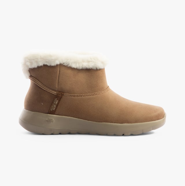 Skechers 144800/CSNT ON-THE-GO JOY - COZY DREAM Womens Boots Chestnut Skechers Skechers 144800/CSNT ON-THE-GO JOY - COZY DREAM Womens Boots Chestnut Upper Material: Faux LeatherLining Material: Faux FurSole Material: RubberClosure/Fastening: Pull-OnFeatures: Comfort,Memory Foam,VeganToe Shape: RoundShoe Width: RelaxedItem Weight: 0.45 KGHeel Height: Low (2.5-4.9cm)Shoe Shaft Height: AnkleBoot Style: Ankle BootsGift Boxed: NoProduct Code: 144800/CSNT