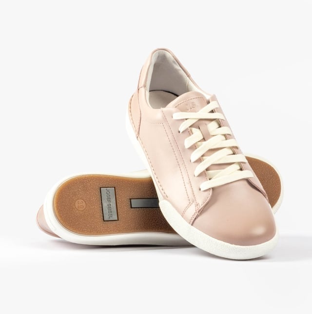 Josef Seibel Josef Seibel CLAIRE 01 Womens Trainers Mattrosa Upper Material: LeatherLining Material: Leather/TextileSole Material: TPRClosure/Fastening: Lace-UpFeatures: Comfort,BreathableToe Shape: RoundShoe Width: RegularItem Weight: 0 KGHeel Height: Low (2.5-4.9cm)Shoe Shaft Height: Low TopTrainer Style: CasualProduct Code: 69901-133063