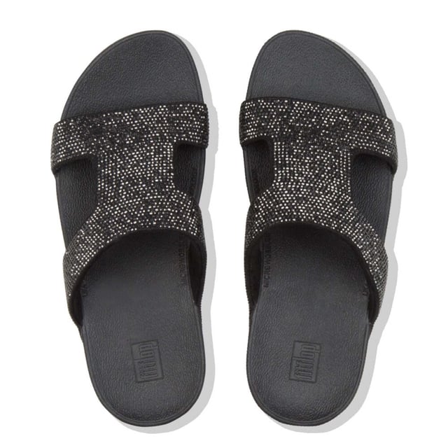 Fitflop Marli Sliders サンダル Women's Fit Flop Marli Sliders in Black