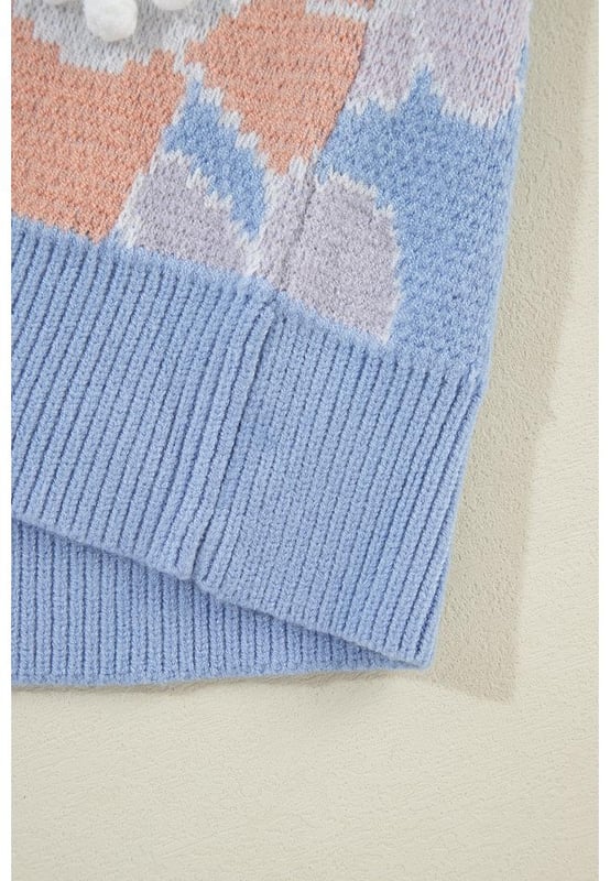 Delicate floral pattern for a subtle sophisticated touch
  Classic O
  neck design for comfort and versatility
  Drop shoulder design adds a relaxed modern aesthetic
  Ideal layering piece for various styles from jeans to skirts
  Stylish and warm perfect for the cold season
Material: 50% Viscose 28% Polyester 22% Polyamide