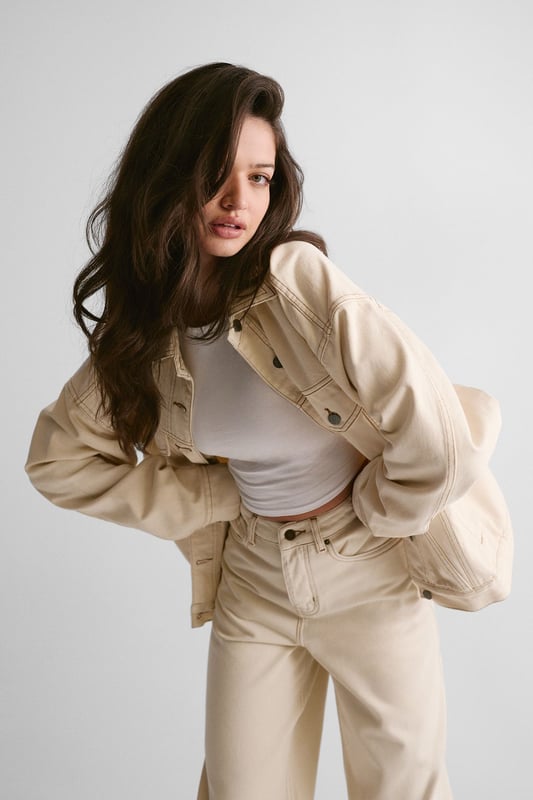Boxy, oversized fit for a relaxed and trendy silhouette
        Classic denim construction with sturdy button-up front
        Functional chest pockets for added utility and style
        Versatile design suitable for layering over various outfits
        Timeless collar detail for a polished finish
    
    The Oversized Denim Jacket from NastyGal is a wardrobe essential that effortlessly combines comfort with style. This boxy-fit jacket offers a contemporary twist on a classic design, perfect for those seeking a relaxed yet fashionable look. The versatile nature of this piece allows for endless styling possibilities, making it a go-to choice for casual outings and laid-back events. Pair it with wide-leg trousers and chunky trainers for a trendy daytime ensemble, or throw it over a midi dress for a chic contrast at family gatherings. The jacket's roomy silhouette makes it ideal for layering over jumpers during cooler months, while its timeless appeal ensures it will remain a staple in your wardrobe for seasons to come. Whether you're heading to a casual brunch or a relaxed evening with friends, this NastyGal denim jacket will add an effortless cool to any outfit.