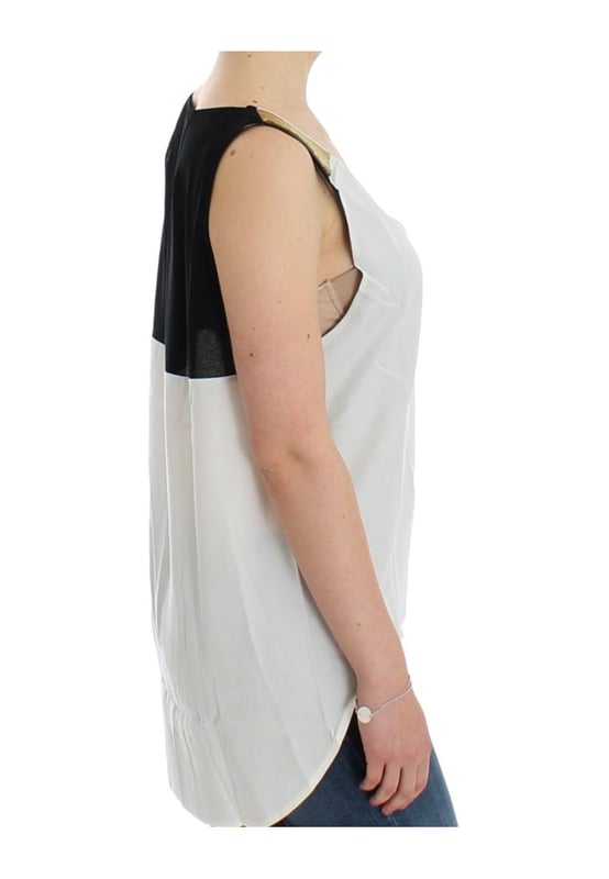 Brand new C&#8217;N&#8217;C COSTUME NATIONAL Sleeveless Logo T
  Shirt
  Made in Italy
  Available in white black and gold colors
  Features logo details
  Crafted from 100% Lyocel material
  Comes with original tags and store bag