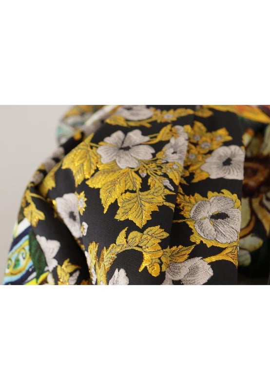 Marca: DOLCE & GABBANA.
  Condicion: A estrenar con etiquetas.
  Estilo: Maxi cintura alta.
  Color: Patrones de Sicilia multicolor.
  Cierre: Boton y cremallera.
  Detalles: Acentos del logotipo.
  Origen: Hecho en Italia.
  Material: 3% AC 16% Algodon 3%.