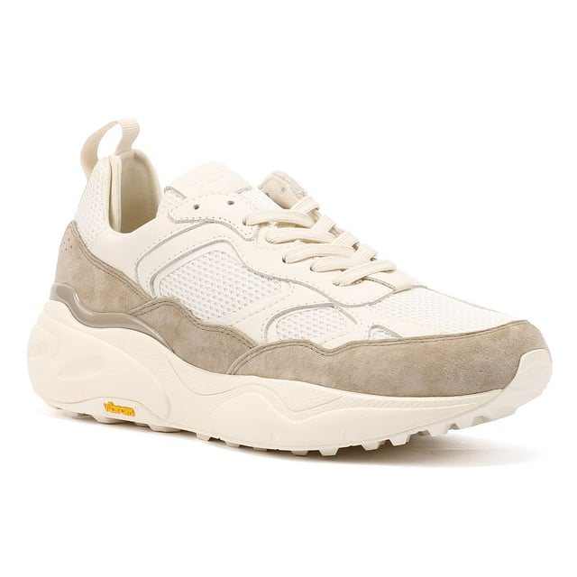 Lichtgewicht sneaker met een bovenwerk van eersteklas suède, Italiaans leer en gerecycled mesh. Ontworpen met een voering van neopreen en gerecycled polyester voor comfort. Afgewerkt met een duurzame VIBRAM rubberen buitenzool voor superieure tractie.