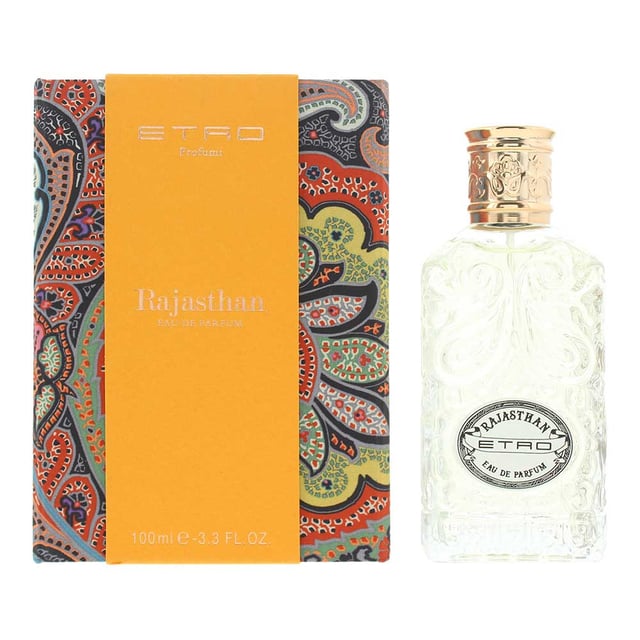 Rajasthan by Etro is an Amber Floral fragrance designed for women and launched in 2013. This scent opens with fresh and lively top notes of pink pepper, lemon, and portulaca (pigweed), offering a bright and spicy introduction. In the heart, delicate mimosa, Damask rose, black locust, and cassia provide a floral richness that feels soft and inviting. The base of white musk, amber, and labdanum creates a warm, sensual foundation, leaving a refined and elegant trail throughout the day. Perfect for year-round wear, particularly during the day.