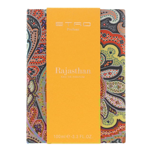 Rajasthan by Etro is an Amber Floral fragrance designed for women and launched in 2013. This scent opens with fresh and lively top notes of pink pepper, lemon, and portulaca (pigweed), offering a bright and spicy introduction. In the heart, delicate mimosa, Damask rose, black locust, and cassia provide a floral richness that feels soft and inviting. The base of white musk, amber, and labdanum creates a warm, sensual foundation, leaving a refined and elegant trail throughout the day. Perfect for year-round wear, particularly during the day.