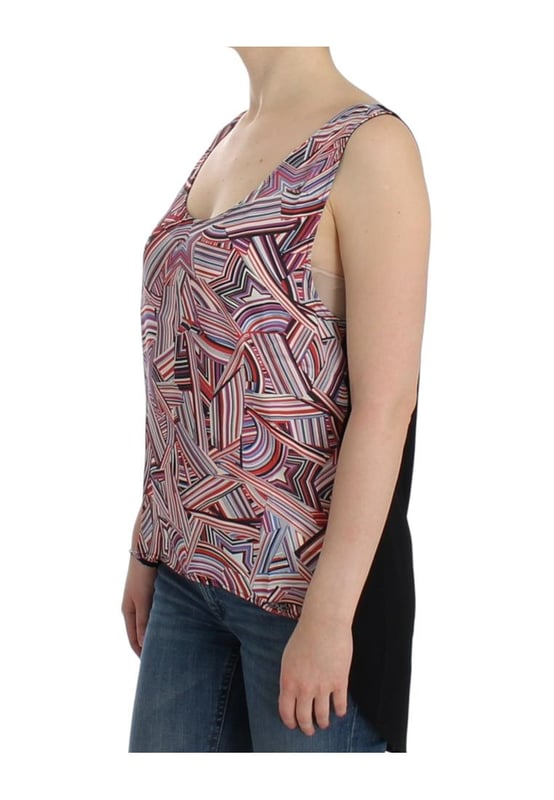 Brand new C&#8217;N&#8217;C COSTUME NATIONAL Sleeveless Logo Top
  Made with 100% polyester
  Multicolor design with logo details
  Made in Italy
  Original tags and store bag included
Material: 100% Polyester
