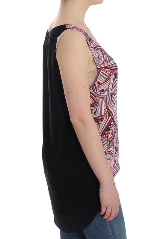 Brand new C&#8217;N&#8217;C COSTUME NATIONAL Sleeveless Logo Top
  Made with 100% polyester
  Multicolor design with logo details
  Made in Italy
  Original tags and store bag included
Material: 100% Polyester