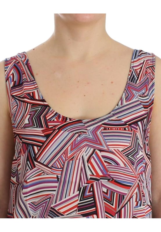 Brand new C&#8217;N&#8217;C COSTUME NATIONAL Sleeveless Logo Top
  Made with 100% polyester
  Multicolor design with logo details
  Made in Italy
  Original tags and store bag included
Material: 100% Polyester