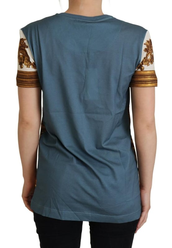 Camisa 100% autentica de Dolce & Gabbana.
  A estrenar con etiquetas.
  Camiseta casual.
  Hecho de 100% algodon.
  Impresion multicolor.
  Detalles del logotipo.
  Hecho en Italia.
  Perfecto para mujeres.