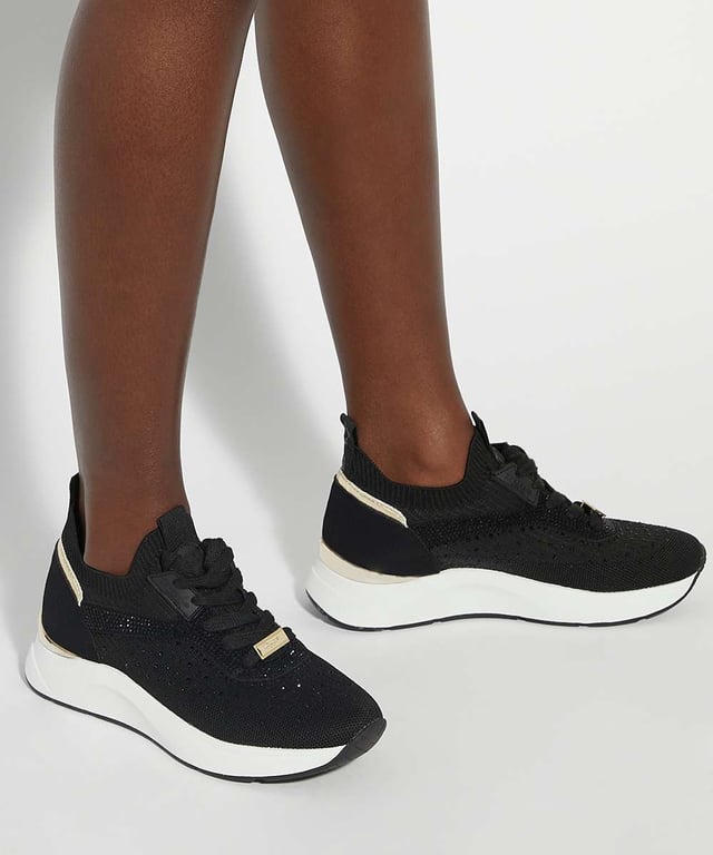 Crafted with a knitted upper that shapes and supports the foot, this slim runner offers the ultimate experience in comfort, as well as featuring embellishment for added femininity. Experience all-day wearability with full-length cushioning that adapts to your every move. Soft, breathable linings keep your feet cool and fresh, while lightweight, flexible soles and our specially designed insocks with increased padding make you feel like you are walking on air.