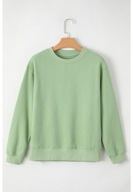 Smoke Green Solid Fleece Lined Drop Shoulder Terry Sweatshirt
  Simple yet stylish design for versatile wear
  Fleece
  lined for warmth in cold winter
  Drop shoulder design for a modern touch
  Long sleeves for comfort and warmth
  Available in sizes S to 2XL
  Comes with a size chart for your convenience
Material: 50% Polyester 50% Cotton