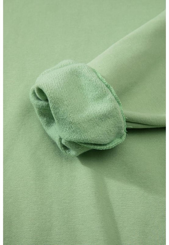 Smoke Green Solid Fleece Lined Drop Shoulder Terry Sweatshirt
  Simple yet stylish design for versatile wear
  Fleece
  lined for warmth in cold winter
  Drop shoulder design for a modern touch
  Long sleeves for comfort and warmth
  Available in sizes S to 2XL
  Comes with a size chart for your convenience
Material: 50% Polyester 50% Cotton