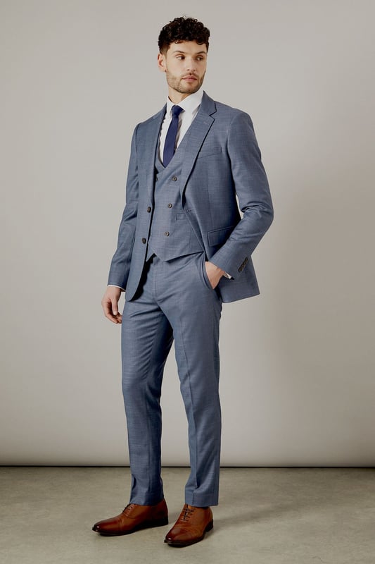 Slim fit design for a modern, tailored silhouette
        Versatile semi-plain fabric suitable for various occasions
        Belt loops for optional accessorising
        Crisp centre crease for a polished look
        Tapered leg ending just above the shoe
    
    These Burton slim fit trousers offer a contemporary twist on classic tailoring, perfect for the discerning gent who appreciates both style and comfort. The semi-plain fabric adds subtle texture, making these trousers a versatile choice for smart-casual events or more formal occasions. Pair them with a crisp white shirt and matching jacket for a sophisticated office ensemble, or dress them down with a polo shirt for after-work drinks at the local pub. The tapered leg creates a sleek silhouette that complements both oxfords and brogues, while the belt loops allow for personalised styling. Whether you're heading to a business meeting or enjoying a weekend outing, these trousers will ensure you look effortlessly put-together. Their adaptable nature makes them an essential addition to any modern man's wardrobe, seamlessly transitioning from day to night with ease.