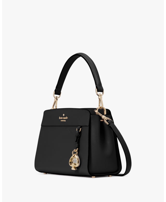 The Perfect Companion For Your Daily Adventures, Our Madison Small Top Handle Satchel Is Crafted From Durable Saffiano Leather. Designed With Plenty Of Pockets For Easy Organization, This Sleek And Practical Satchel Will Elevate Your Style Game., Madison Saffiano Leather Small Top Handle Satchel,  Length: 9.65 Cm,  Width: 22.35 Cm,  Height: 16.05 Cm