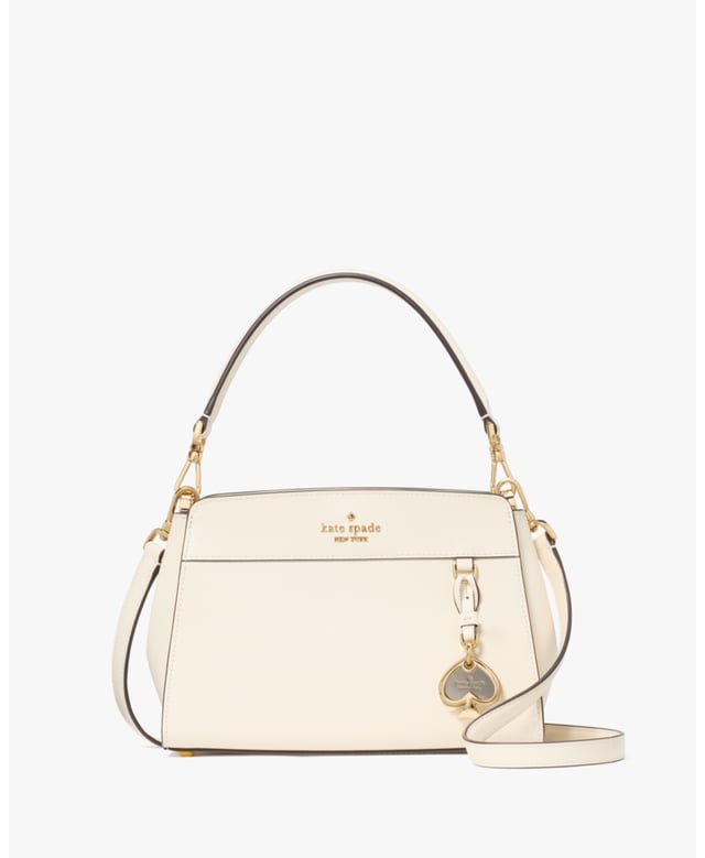 The Perfect Companion For Your Daily Adventures, Our Madison Small Top Handle Satchel Is Crafted From Durable Saffiano Leather. Designed With Plenty Of Pockets For Easy Organization, This Sleek And Practical Satchel Will Elevate Your Style Game., Madison Saffiano Leather Small Top Handle Satchel,  Length: 9.65 Cm,  Width: 22.35 Cm,  Height: 16.05 Cm