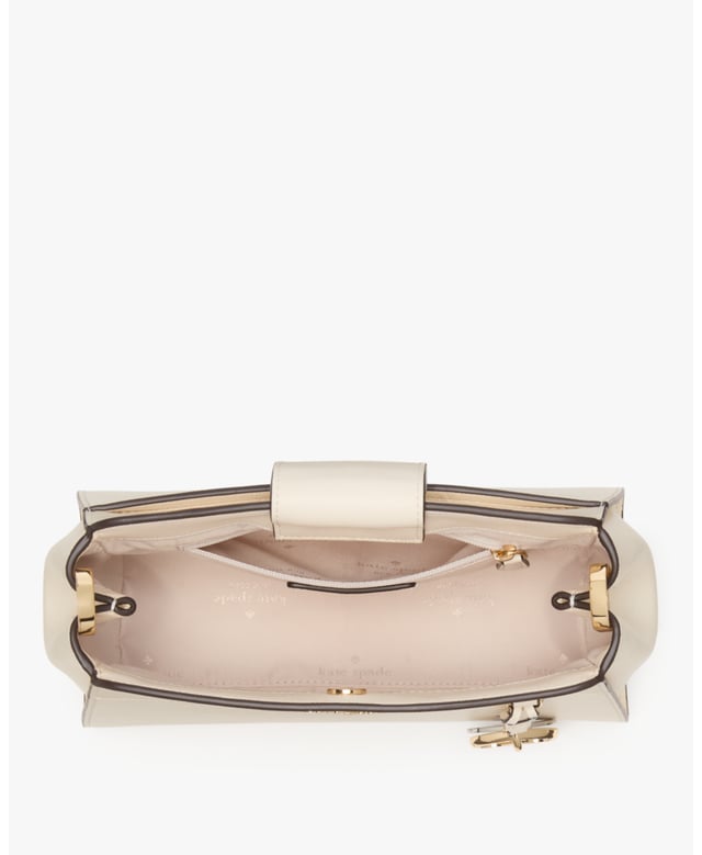 The Perfect Companion For Your Daily Adventures, Our Madison Small Top Handle Satchel Is Crafted From Durable Saffiano Leather. Designed With Plenty Of Pockets For Easy Organization, This Sleek And Practical Satchel Will Elevate Your Style Game., Madison Saffiano Leather Small Top Handle Satchel,  Length: 9.65 Cm,  Width: 22.35 Cm,  Height: 16.05 Cm