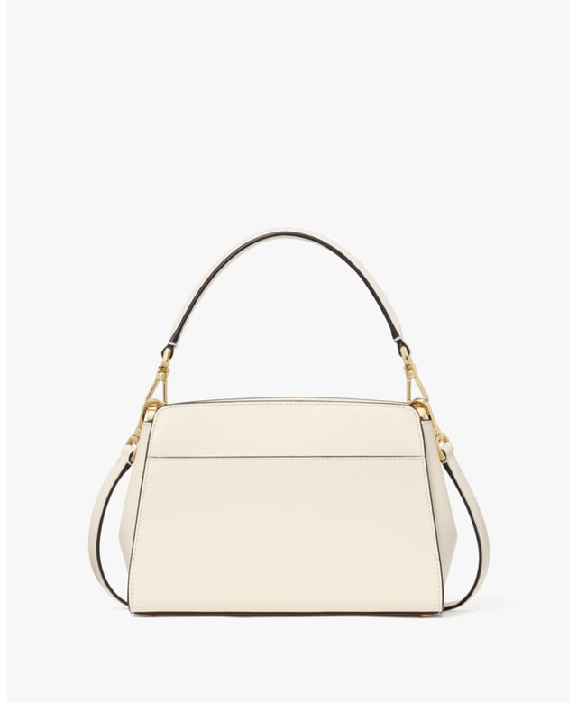 The Perfect Companion For Your Daily Adventures, Our Madison Small Top Handle Satchel Is Crafted From Durable Saffiano Leather. Designed With Plenty Of Pockets For Easy Organization, This Sleek And Practical Satchel Will Elevate Your Style Game., Madison Saffiano Leather Small Top Handle Satchel,  Length: 9.65 Cm,  Width: 22.35 Cm,  Height: 16.05 Cm