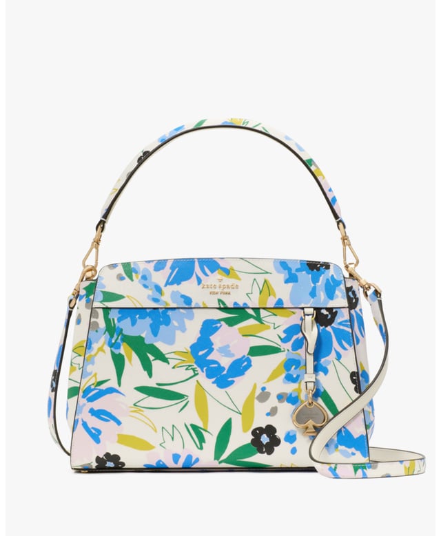 We Love How Classic And Feminine Our Satchels Are. You'll Love How Much Space We've Designed Into Each Of Ours. Choosing Which Color To Get Will Be Your Hardest Decision--And Never What Stuff To Leave Behind., Madison Festival Floral Printed Medium Top Handle Satchel,  Length: 12.19 Cm,  Width: 29.97 Cm,  Height: 21.54 Cm
