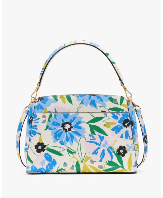We Love How Classic And Feminine Our Satchels Are. You'll Love How Much Space We've Designed Into Each Of Ours. Choosing Which Color To Get Will Be Your Hardest Decision--And Never What Stuff To Leave Behind., Madison Festival Floral Printed Medium Top Handle Satchel,  Length: 12.19 Cm,  Width: 29.97 Cm,  Height: 21.54 Cm