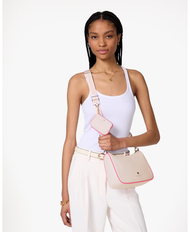 We Think A Shoulder Bag Should Be Two Things: Chic And Functional. This Pretty One Holds All Of Your Essentials--Wallet, Keys And Phone--And Has A Pocket To Stash Snacks (Be It Gummy Bears Or Almonds). Because Those Are Essential, Too., Emma Pebbled Leather Medium Shoulder Bag,  Length: 8.10 Cm,  Width: 27.00 Cm,  Height: 17.00 Cm