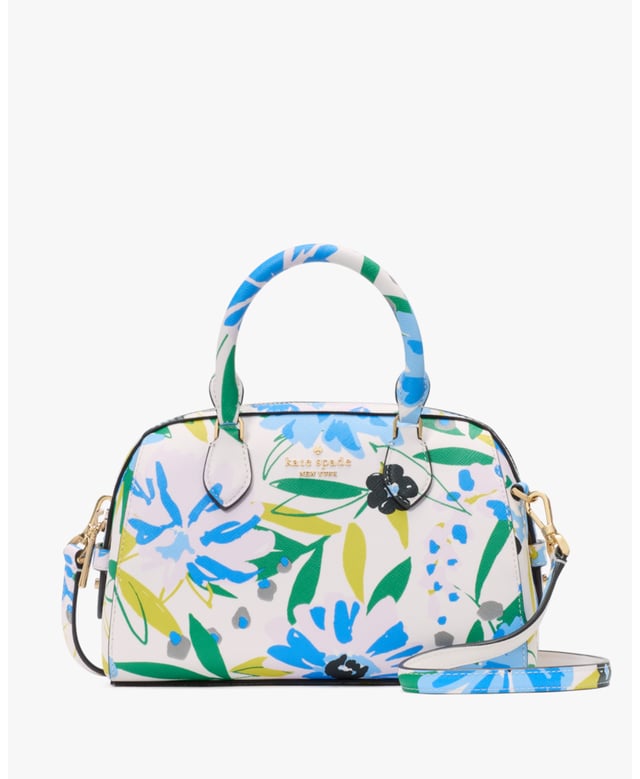 Our Crossbodies Are Perfect If You Want To Carry Your Important Things Without All The Bulk. Plus, Your Hands Are Free To Keep Up With All Your Group Texts And Grip That Vanilla Latte., Madison Festival Floral Printed Small Dolly Duffle Crossbody,  Length: 12.19 Cm,  Width: 23.37 Cm,  Height: 14.22 Cm