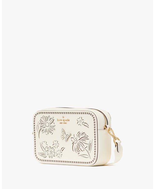Our Crossbodies Are Perfect If You Want To Carry Your Important Things Without All The Bulk. Plus, Your Hands Are Free To Keep Up With All Your Group Texts And Grip That Vanilla Latte., Madison Festival Floral Perf Mini Camera Bag,  Length: 5.59 Cm,  Width: 19.30 Cm,  Height: 12.70 Cm