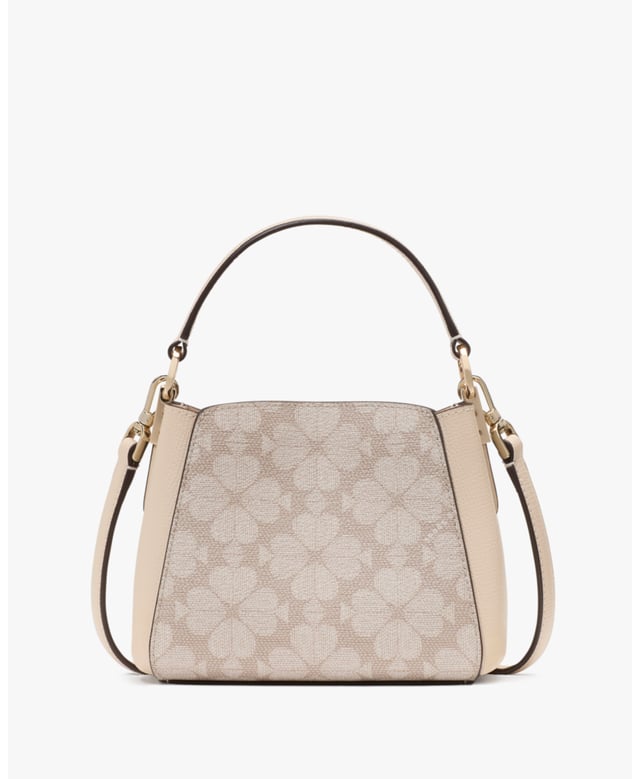 Our Crossbodies Are Perfect If You Want To Carry Your Important Things Without All The Bulk. Plus, Your Hands Are Free To Keep Up With All Your Group Texts And Grip That Vanilla Latte., Spade Flower Spade Flower Pvc Mini Top Handle Crossbody,  Length: 7.42 Cm,  Width: 14.73 Cm,  Height: 12.70 Cm