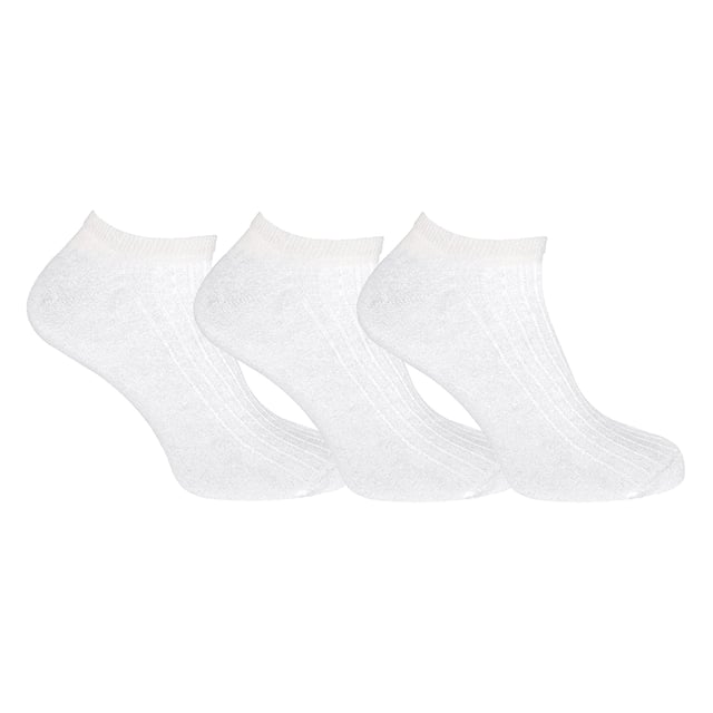 Kids 3 Pack 100% Cotton Trainer Socks: When it comes to comfort, everyone agrees that the best bet is cotton due to its natural softness and moisture-wicking properties. Every man needs a pair of super comfortable and practical socks in his life. These 100% cotton socks provide just that!. These kids socks are made from a soft and breathable cotton fabric for a super-soft feel. They feature a low cut trainer style, making them perfect for casual or formal wear. The moisture-wicking properties will keep your feet cool and dry throughout the day, ensuring you stay fresh. These socks also have a loose top, which ensures that you do not end up with any nasty constriction rings around your ankles after prolonged use. These premium quality socks are 100% Cotton, which means they are extra soft and comfortable, making them perfect for wearing during long days at work or around the house. You won't suffer any nasty irritation while wearing these socks, and they will make sure that you are as comfortable as you can be! These socks are ribbed to help keep them up, and are great for everyday wear, or as light, thin pairs of socks. Everyday technology for any kids feet!. These socks come in 3 pairs, are available in sizes 9-12 UK and 12-3 UK, and are available in Black or White. They are Machine Washable. Extra Product Details: Kids 3 Pairs Cotton Socks 100% Super Soft Cotton Low Cut Trainer Length Extra Comfort Moisture Wicking 2 Colour Options: Black Or White Ribbed Design Casual Or Formal Wear Loose Top, No Irritation 2 Sizes: 9-12 UK and 12-3 UK Machine Washable