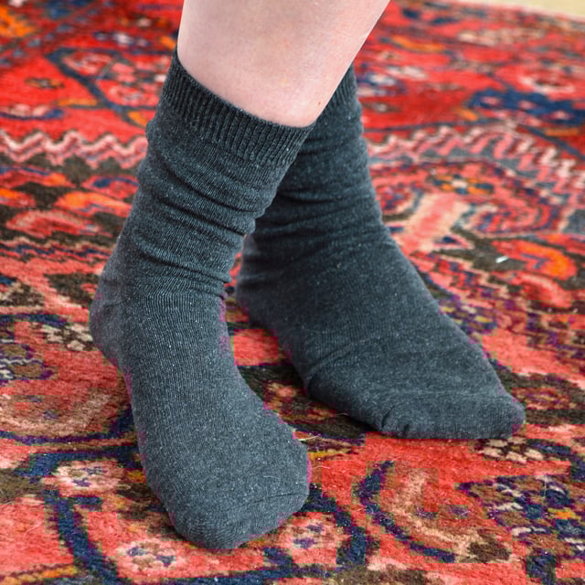 Sock Snob Kids 18 Pair Bulk Value Pack Colourful Cotton Socks: Upgrade your child's sock collection with this incredible bulk value pack of colourful socks. With 18 pairs in over 4 vibrant colours, these socks are a must-have for every child's wardrobe!. Designed with comfort in mind, these cotton socks are incredibly soft and cozy. The 55% cotton content ensures breathability, making them suitable for year-round wear. Whether it's keeping their feet cool in the summer or providing warmth in the winter, these socks have got your child covered. Not only do these socks offer exceptional comfort, but they also provide great value for money. With 18 pairs in a pack, you can easily stock up your little one's sock drawer for the entire year. These reliable socks are perfect for school, sports, and any other activities your child engages in. Choose from 8 vibrant colours and two sizes: 12-3 UK 1-4 US 31-36 EUR and 9-12 UK 10-1 US 27-31 EUR. Made from a blend of 55% Cotton, 25% Polyester, 18% Polyamide, and 2% Elastane, these socks are machine washable for easy care. Extra Product Details: Kids Colourful Socks Available in 4 Vibrant Colours 2 Size Options Soft and Comfortable 18 Pair Bulk Value Pack Unbeatable Value for Money Perfect for School and Casual Wear Machine Washable
