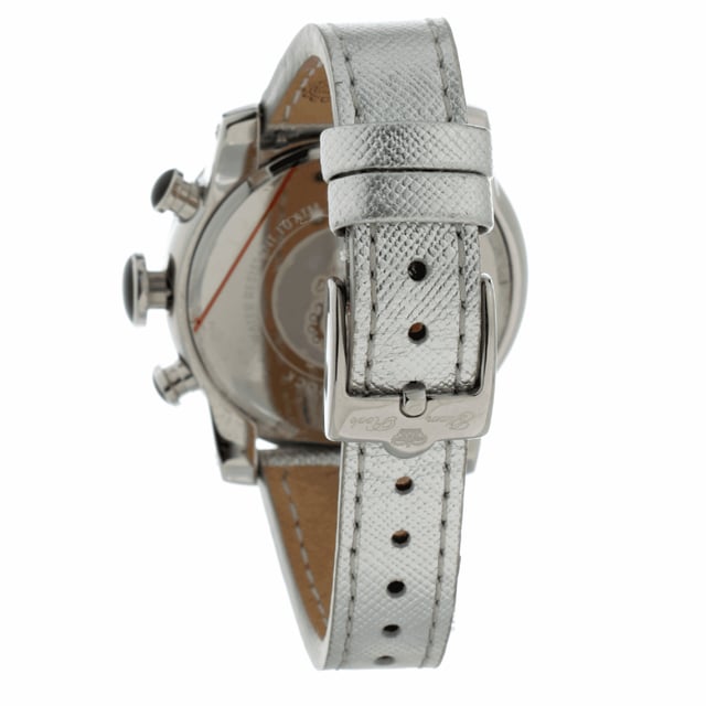 Glam Rock GR32116 - Unisex Uhr Quarz aus Edelstahl• Material: Edelstahl• Glas: Saphir• Armband: Leder• Farbe: Blau• Wasserbeständigkeit: 100 m (10 ATM)• Gehäusegröße: 44 mm