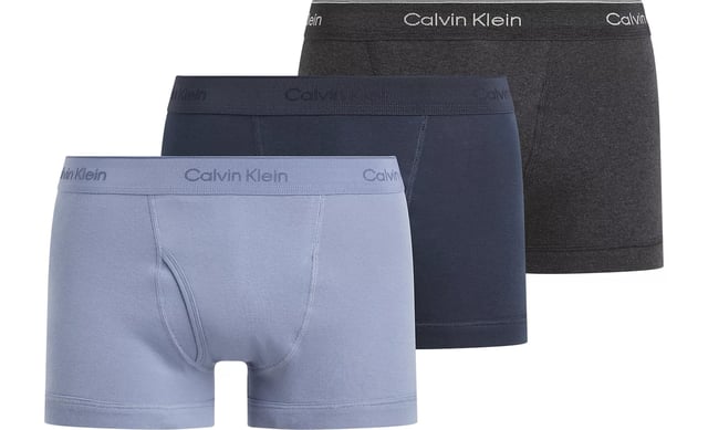 Calvin Klein Calvin Klein COTTON CLASSICS Mens 3 Pack Trunks Multicolouredl&gt;
Closure/Fastening: Pull-On
Item Weight: 0.11 KG
Clothing Fit: Regular
Single Or Multi Pack?: 3 Pack
Gift Boxed: No
Material Composition: 100% Cotton
Underwear Type: TrunksProduct Code: 000NB4002APRM
Clothing Type: Underwear
Closure/Fastening: Pull-On
Item Weight: 0.11 KG
Clothing Fit: Regular
Single Or Multi Pack?: 3 Pack
Gift Boxed: No
Material Composition: 100% Cotton
Underwear Type: TrunksProduct Code: 000NB4002APRM
Clothing Type: Underwear
Closure/Fastening: Pull-On
Item Weight: 0.11 KG
Clothing Fit: Regular
Single Or Multi Pack?: 3 Pack
Gift Boxed: No
Material Composition: 100% Cotton
Underwear Type: TrunksProduct Code: 000NB4002APRM