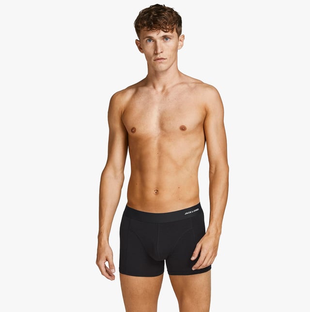 Jack &amp; Jones Jack &amp; Jones BASIC BAMBOO Mens 3 Pack Trunks Blackl&gt;
Closure/Fastening: Pull-On
Features: Comfort
Item Weight: 0.11 KG
Clothing Fit: Regular
Single Or Multi Pack?: 3 Pack
Gift Boxed: No
Material Composition: 65% Viscose, 30% Cotton, 5% Elastane
Underwear Type: TrunksProduct Code: 12198852-BLK
Clothing Type: Underwear
Closure/Fastening: Pull-On
Features: Comfort
Item Weight: 0.11 KG
Clothing Fit: Regular
Single Or Multi Pack?: 3 Pack
Gift Boxed: No
Material Composition: 65% Viscose, 30% Cotton, 5% Elastane
Underwear Type: TrunksProduct Code: 12198852-BLK
Clothing Type: Underwear
Closure/Fastening: Pull-On
Features: Comfort
Item Weight: 0.11 KG
Clothing Fit: Regular
Single Or Multi Pack?: 3 Pack
Gift Boxed: No
Material Composition: 65% Viscose, 30% Cotton, 5% Elastane
Underwear Type: TrunksProduct Code: 12198852-BLK