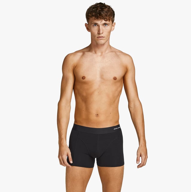 Jack &amp; Jones Jack &amp; Jones BASIC BAMBOO Mens 3 Pack Trunks Blackl&gt;
Closure/Fastening: Pull-On
Features: Comfort
Item Weight: 0.11 KG
Clothing Fit: Regular
Single Or Multi Pack?: 3 Pack
Gift Boxed: No
Material Composition: 65% Viscose, 30% Cotton, 5% Elastane
Underwear Type: TrunksProduct Code: 12198852-BLK
Clothing Type: Underwear
Closure/Fastening: Pull-On
Features: Comfort
Item Weight: 0.11 KG
Clothing Fit: Regular
Single Or Multi Pack?: 3 Pack
Gift Boxed: No
Material Composition: 65% Viscose, 30% Cotton, 5% Elastane
Underwear Type: TrunksProduct Code: 12198852-BLK
Clothing Type: Underwear
Closure/Fastening: Pull-On
Features: Comfort
Item Weight: 0.11 KG
Clothing Fit: Regular
Single Or Multi Pack?: 3 Pack
Gift Boxed: No
Material Composition: 65% Viscose, 30% Cotton, 5% Elastane
Underwear Type: TrunksProduct Code: 12198852-BLK